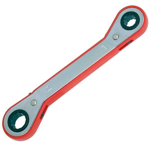 10mm x 13mm OFFSET RATCHETING RING SPANNER Reversible Ratchet Wrench