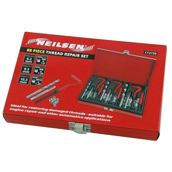 88pcs Neilsen Thread Repair Tool Kit Set