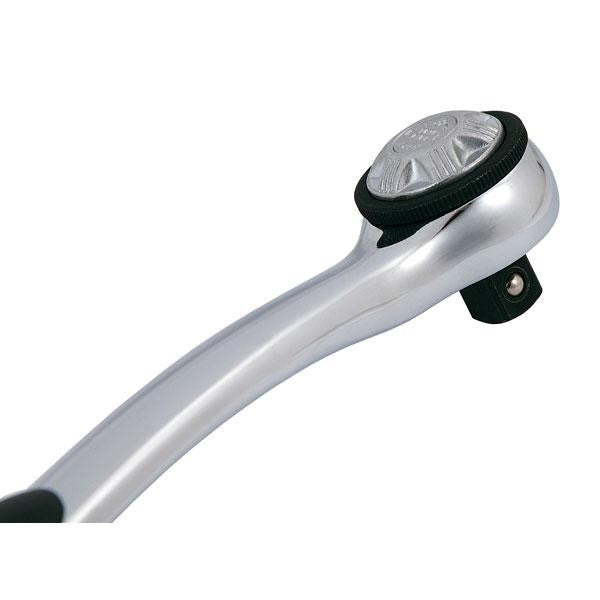 Socket Reversible Curved Profile Ratchet Handle 1/4" Tool CT0009