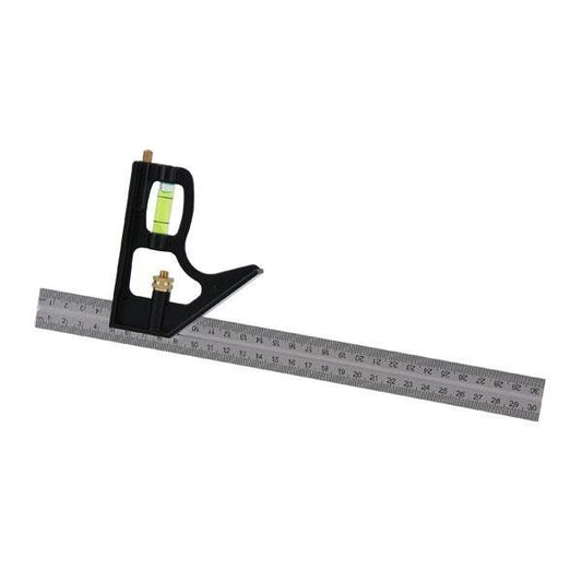 12" Combination Square with Stainless steel ruler/Spirit level CT0522 Neilsen