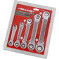 5PC SPANNER SET OFFSET METRIC REVERSIBLE RATCHET RING WRENCH SET 6-21MM CT1624