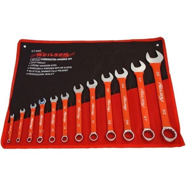 Neilsen Combination Spanner Set - 12 Pc