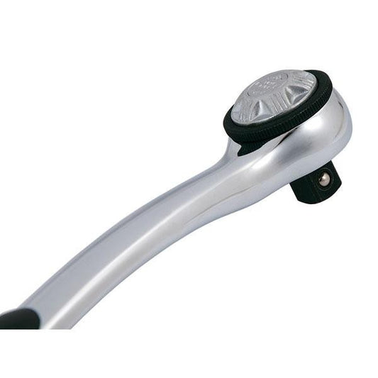 Socket Reversible Curved Profile Ratchet Handle 1/4" Tool CT0009
