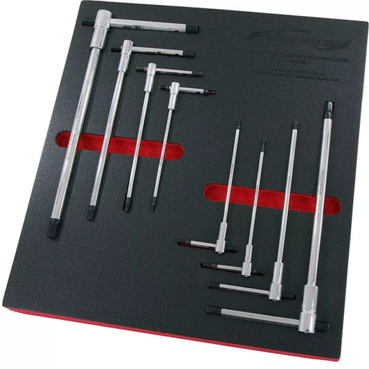 Neilsen CT5613 Hex Wrench Set 8pcs Sliding T-handle 2-10mm